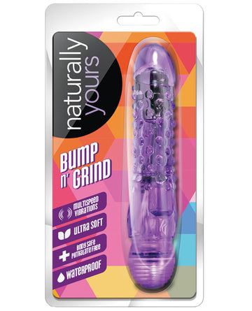 Blush Novelties BL-60201 Naturally Yours Bump n Grind, Purple TPE
