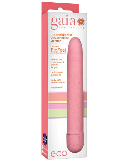 Blush Novelties BL-81900 Gaia Biodegradable Vibrator Eco, Coral
