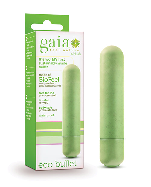 Blush Novelties BL-82922 Gaia Eco Bullet, Green Vibrating Toy