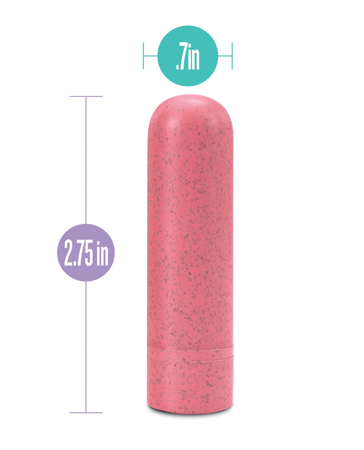 Blush Gaia Eco Rechargeable Bullet - Coral