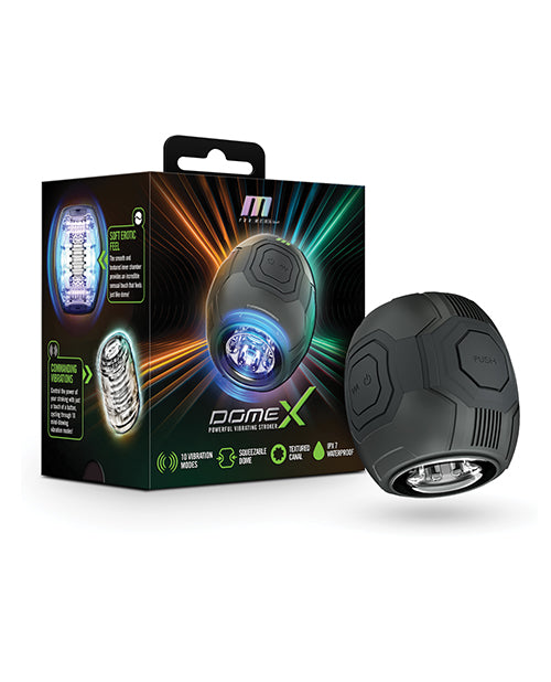 Blush novelties M for Men Dome X Vibrating Masturbator, Black