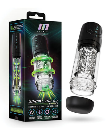 Blush novelties BL-87605 Whirlwind Pro Stroker, Automatic, Black