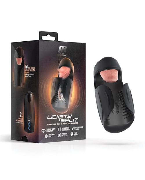 Blush M For Men Lickety Split Vibrating Penis Stimulator, Black