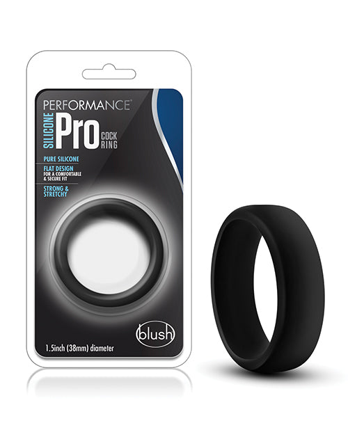 Blush Novelties BL-91105 Performance Silicone Go Pro Cock Ring, Black, Silicone