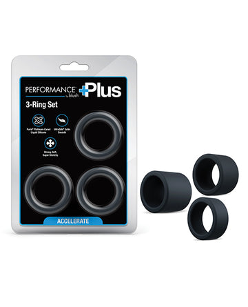 Blush Novelties BL-92015 Performance Plus Accelerate, 3-Ring Set