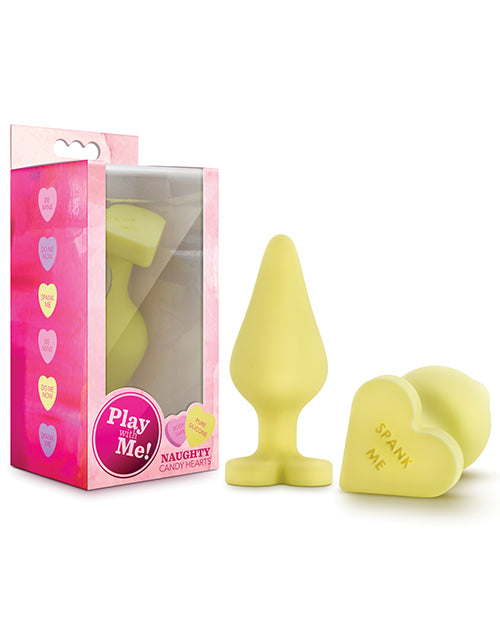 Blush Novelties BL-95630 Naughty Candy Heart Plug, Yellow Vibrating