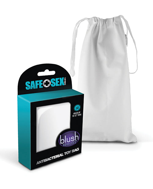 Blush Novelties BL-99915-24EA Large Toy Bag, Antibacterial, Lint-Free, 12.25"x5"