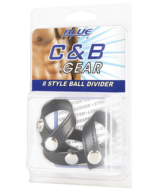 Electric BLM1685 Ball Divider and Cock Ring, Black