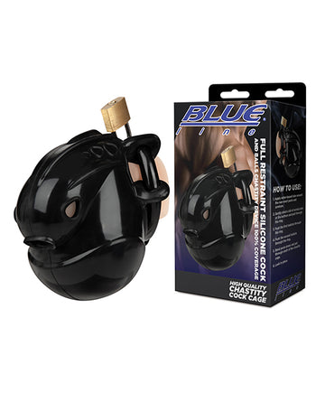 Electric Full Restraint Silicone Chastity Device, 2.75" Insertable Length