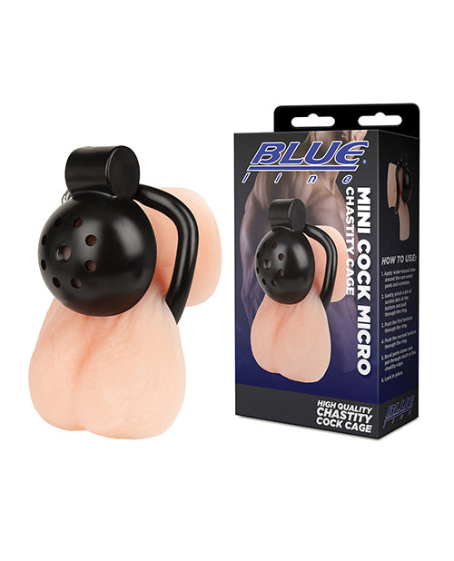 Electric Mini Cock Micro Chastity Cage, Black ABS – Discreet & Lightweight