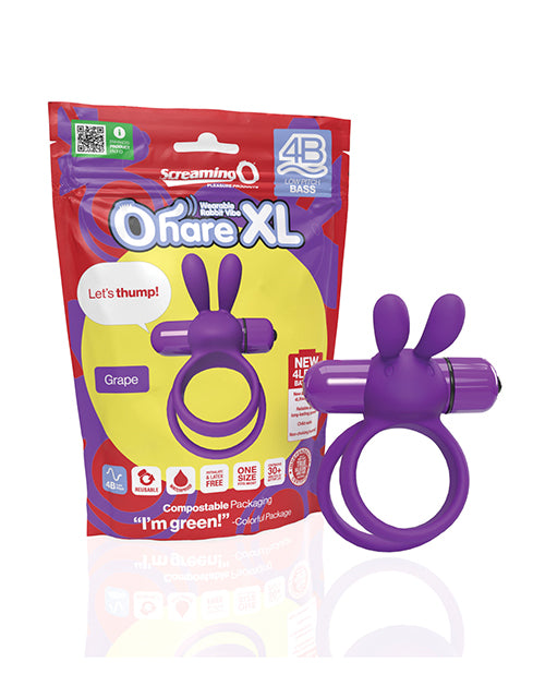 Screaming O 4B Ohare XL Vibrating Cock Ring, Grape