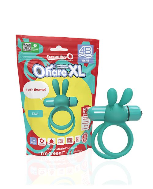 Screaming O 4B Ohare XL Wearable Vibrating Ring, Green – Body-Safe Silicone