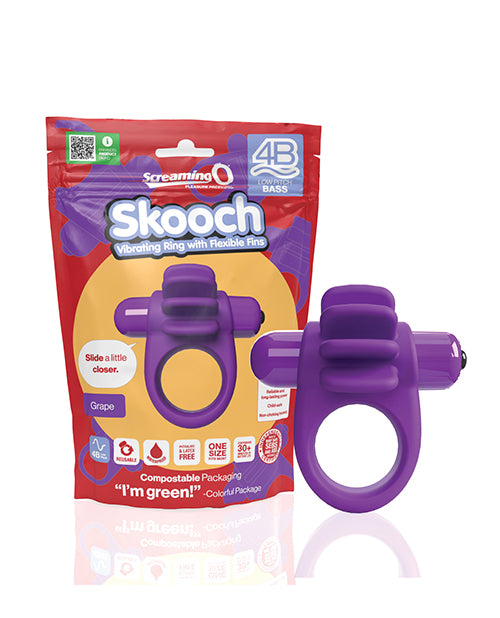 Screaming O 4B Skooch Vibrating Ring, Grape