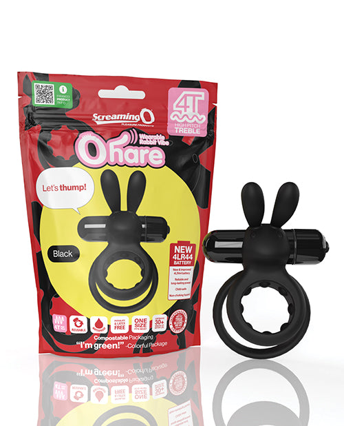 Screaming O 4THAR-BL 4T Ohare Vibrator, Black, 5 Speeds, Waterproof