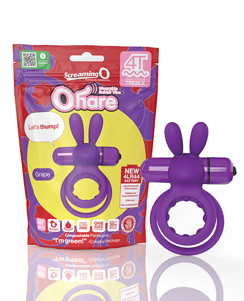 Screaming O 4THAR-GP 4T Ohare Vibrator, Grape, Purple