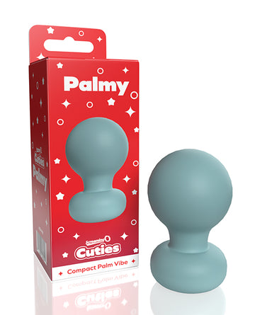 Bushman Products Screaming O Cuties Palmy Vibrator, Powder Blue, 10 Functions