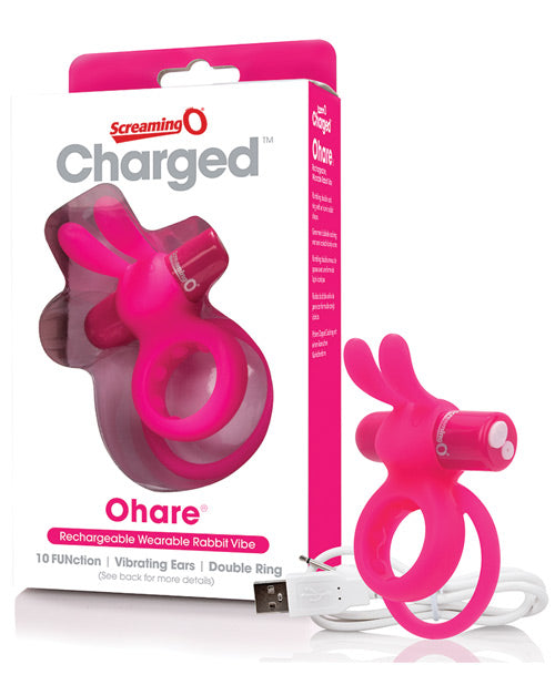Screaming O AHAR-PK Charged Ohare Vooom Mini Vibe, Pink