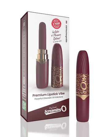 Bushman products Screaming O My Secret Premium Lipstick Vibe, Burgundy