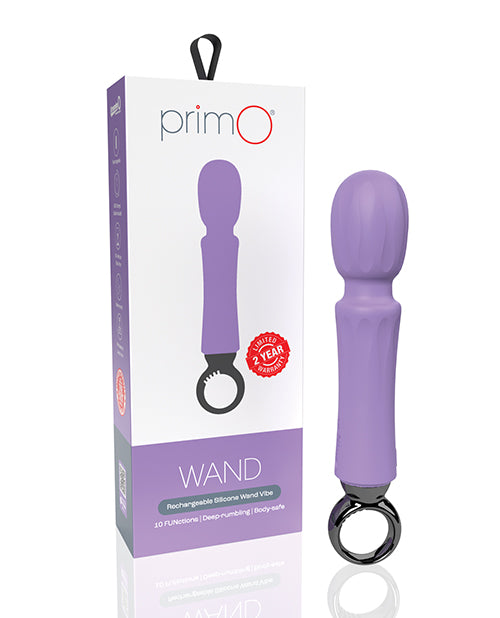 Screaming O AP1-LL PrimO Wand Vibrator, Lilac, Rechargeable