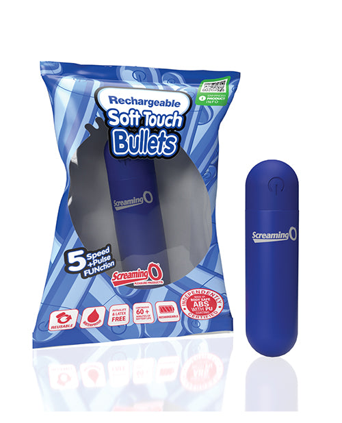 Bushman products ARBS-BU Screaming O Soft Touch Bullet, Blue