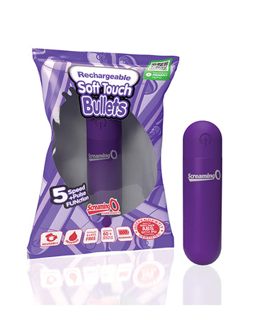 Screaming O Soft Touch Rechargeable Bullet, Purple