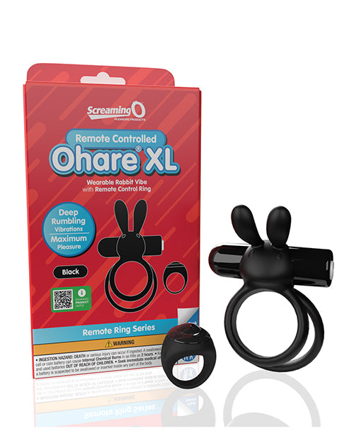 Bushman products ARCHARXK-BL Ohare XL Vibrating Ring, Black
