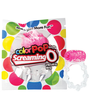 Screaming O CPSO-PK Color Pop Quickie, Pink Vibrating, Disposable