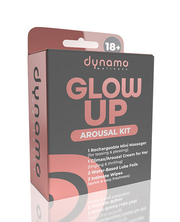 Screaming O DW-KGU Dynamo Glow Up Intimacy Kit, Massager & Cream