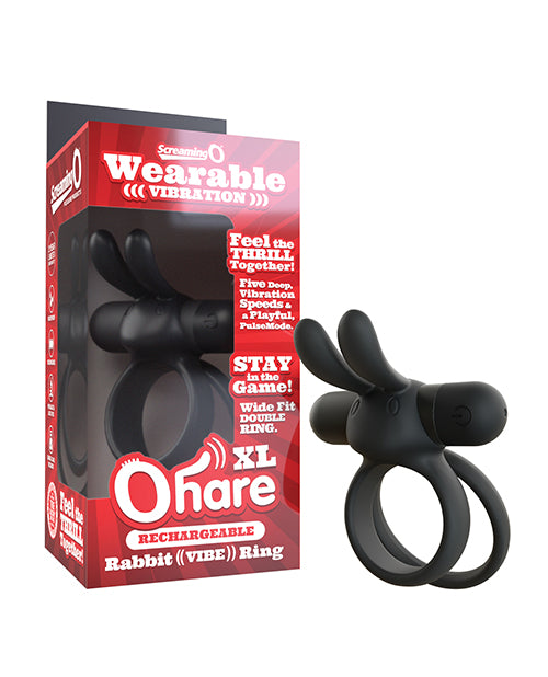 Screaming O RHARXL-BL Ohare XL Rechargeable Vibrator, Silicone, IPX5