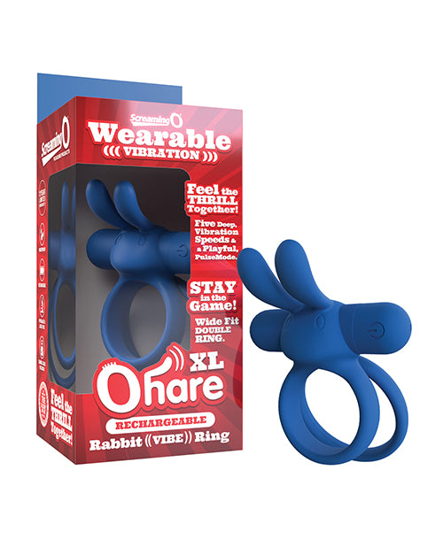 Screaming O RHARXL-BU Rechargeable Ohare XL Vibrator, Blue