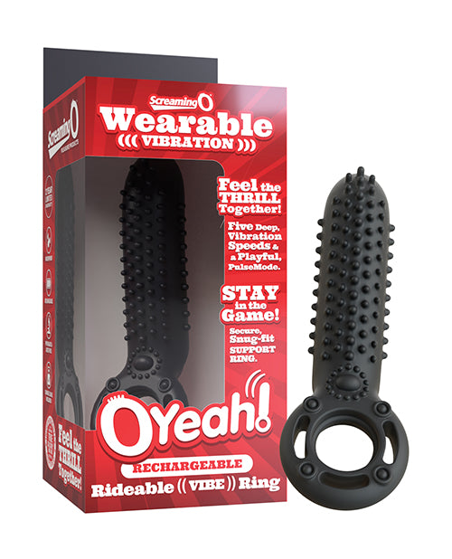 Screaming O ROYH-BL Rechargeable Silicone Vibrating Ring, Blue, 6 Functions