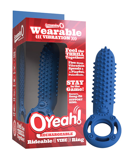 Screaming O ROYH-BU Rechargeable OYeah Bullet, Blue, 6 Functions