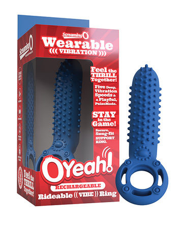 Screaming O ROYH-BU Rechargeable OYeah Bullet, Blue, 6 Functions