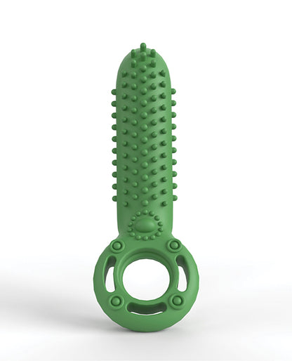 Screaming O Ride the Pickle Vibrating Pleasure Ring - Green