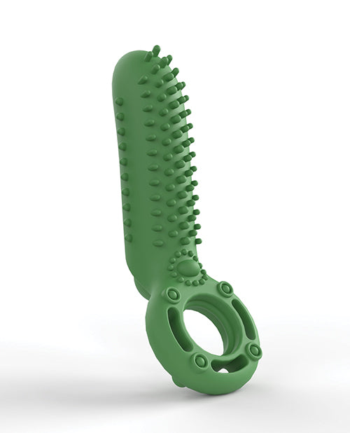 Screaming O Ride the Pickle Vibrating Pleasure Ring - Green