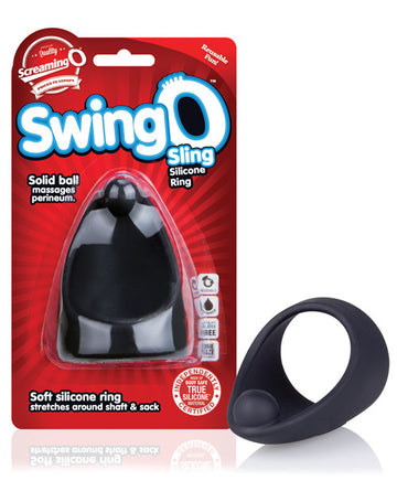 Screaming O SLO-BL SwingO Sling, Black Silicone