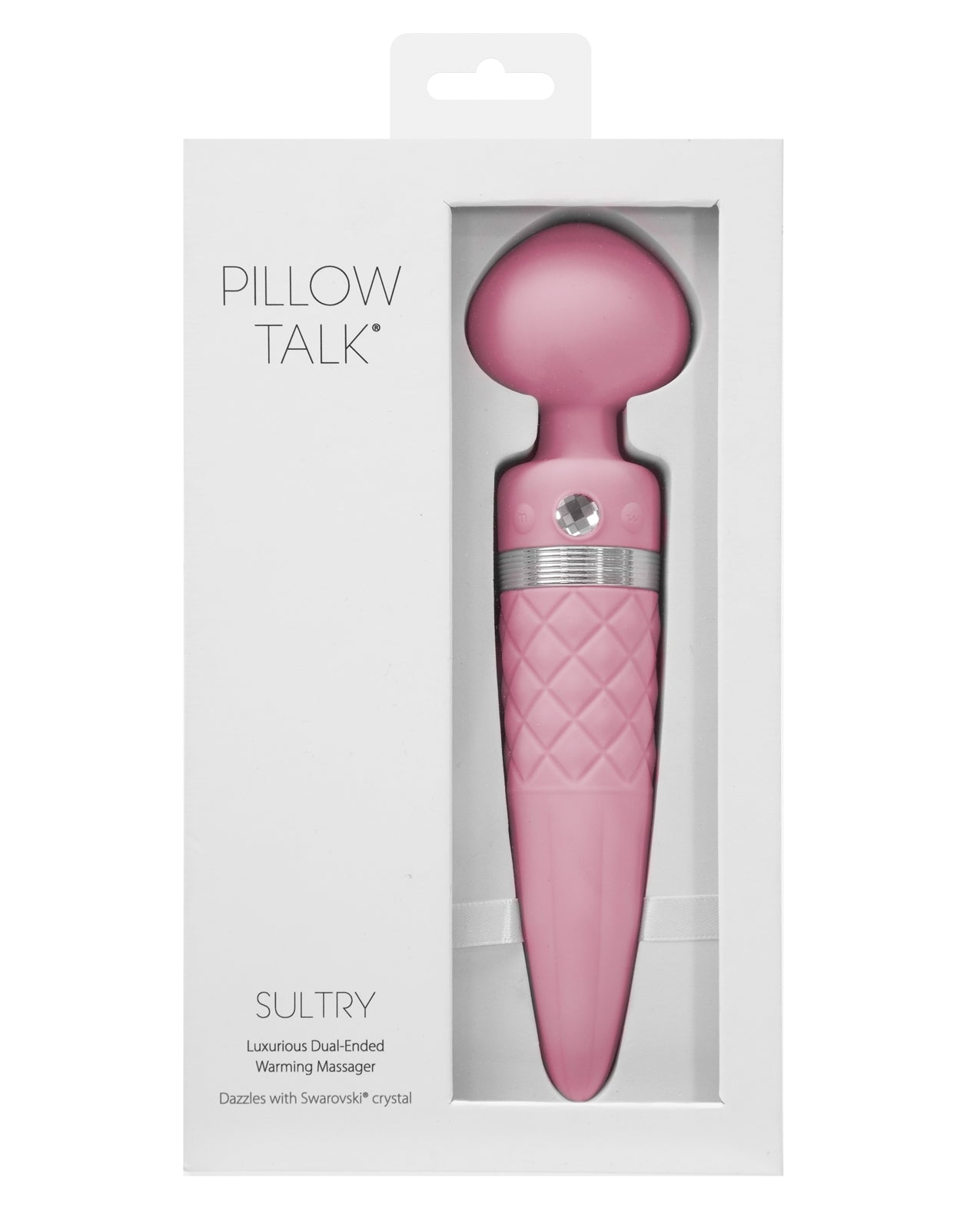 B.M.S. Enterprises 26816 Pillow Talk Sultry Rotating Wand, Pink Silicone