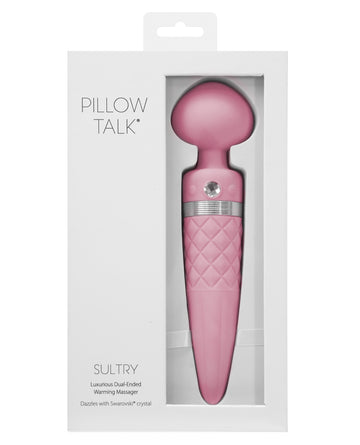 B.M.S. Enterprises 26816 Pillow Talk Sultry Rotating Wand, Pink Silicone