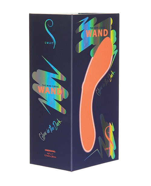 BMS Enterprises 321529 Mini Swan Wand, Glow in the Dark Orange