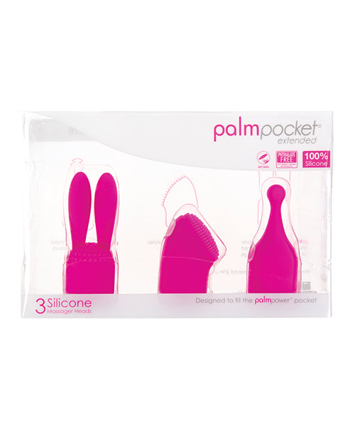 B.M.S. Enterprises 30829 Palm Pocket Extended Silicone Attachment Heads