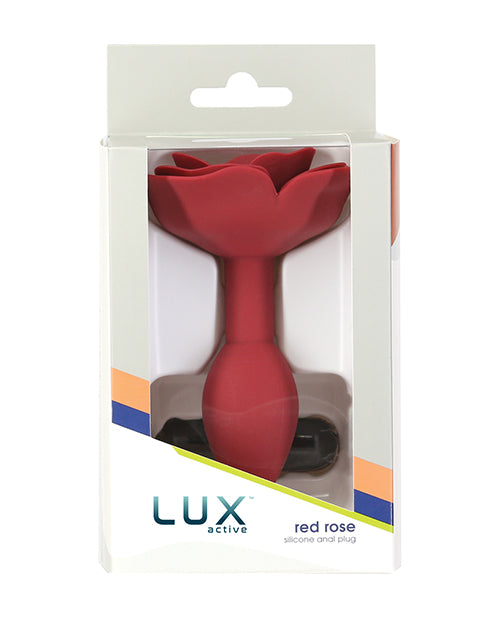 BMS Enterprises Lux Active Red Rose Silicone Plug with PowerBullet