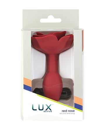BMS Enterprises Lux Active Red Rose Silicone Plug with PowerBullet