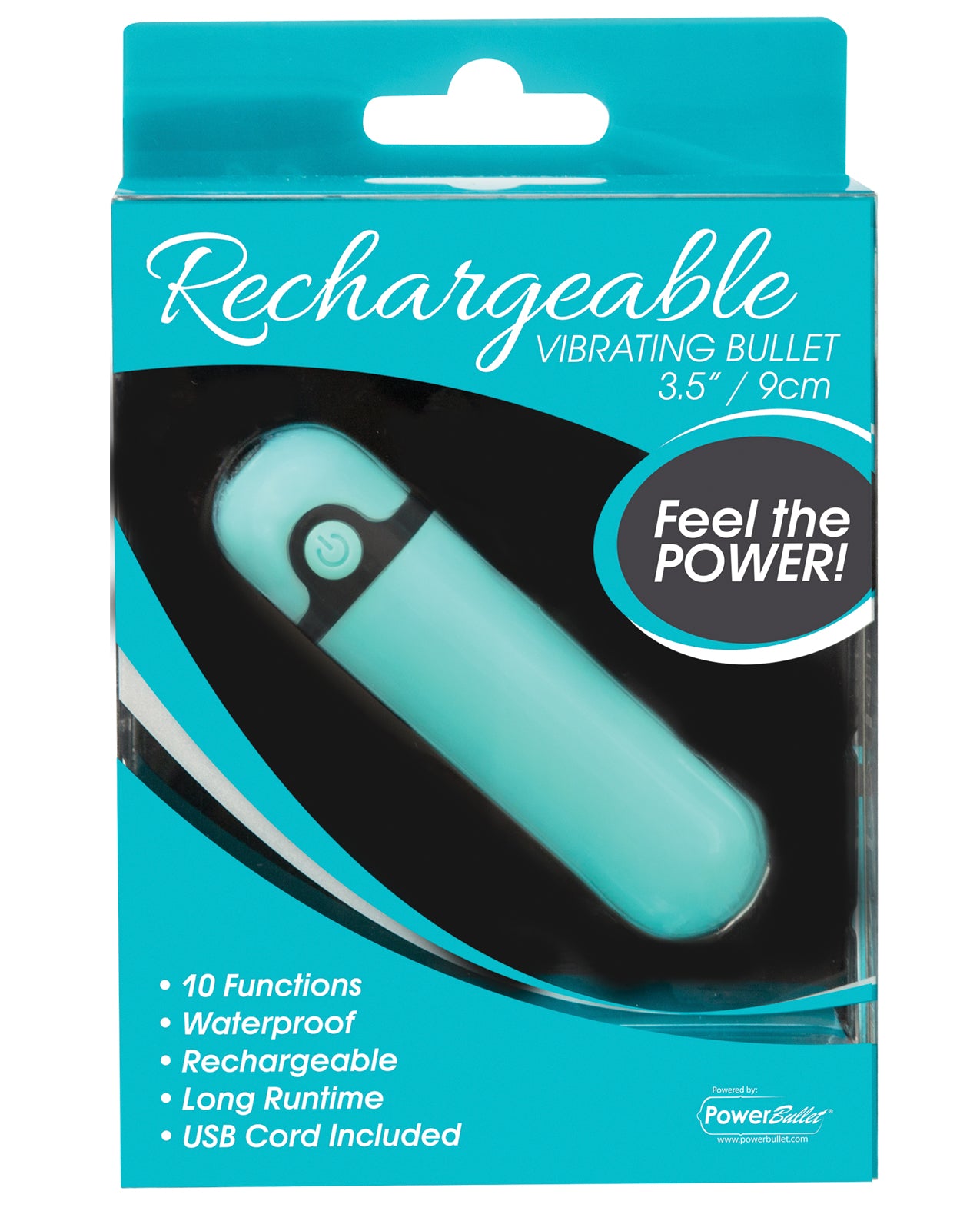 B.M.S. Enterprises 5619-3 Rechargeable Vibrating Bullet, 10 Functions