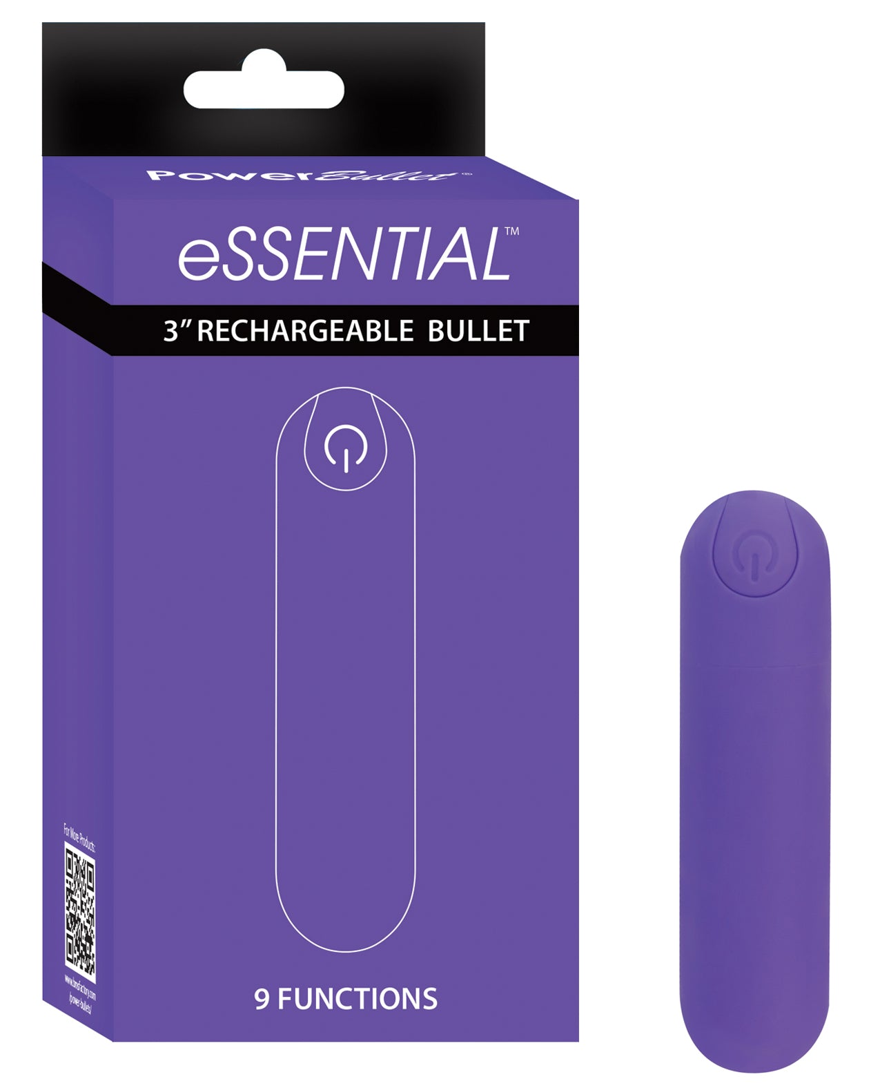B.M.S. Enterprises 5715-3 Essential Bullet, Purple Vibrator