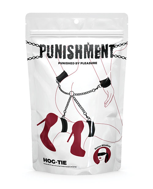 B.M.S. Enterprises Hog Tie, Adjustable, Quick-Release, Includes Blindfold