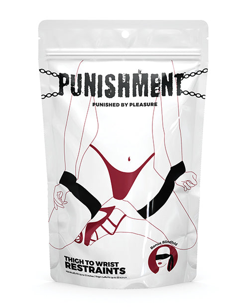 B.M.S. Enterprises 57805 Thigh to Wrist Restraint Set, Adjustable