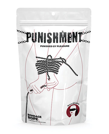 B.M.S. Enterprises 57809 Punishment Bondage Rope, Black, 32 ft