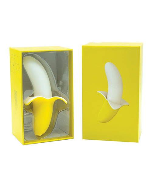 B.m.s. enterprises Mini Banana Vibrator, Yellow, 10 Modes, Waterproof