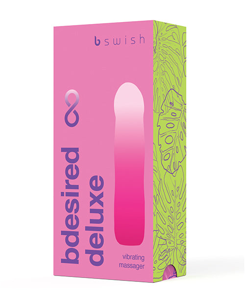 Bswish BSBDI0457 Bdesired Infinite Deluxe Vibrator, Pink, USB Rechargeable