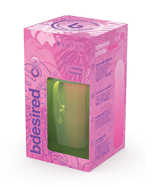 Bswish Bdesired Infinite Deluxe LE Flamingo Vibrator, Pink